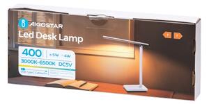 Aigostar - LED Stmívatelná stolní lampa LED/5W/5V 3000-6500K bílá/černá