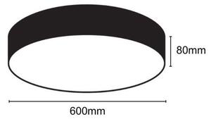 LED Stropní svítidlo LED/35W/230V 4000K pr. 60 cm