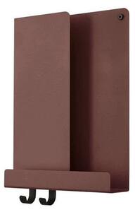 Muuto - Folded Shelves 29,5x40 Deep Červená