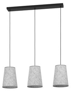 Eglo 43985 - Lustr na lanku ALSAGER 3xE27/40W/230V šedá