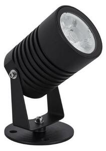 NOVA LUCE venkovní nástěnné svítidlo FEND černý hliník a sklo LED 10W 3000K 100-240V 24st. IP65 9271491