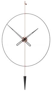 Designové nástěnné hodiny PP816 Pendulum Plus rose gold-black 80cm