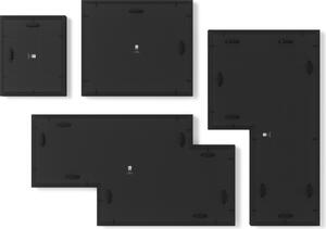 Umbra, Sada rámečků na fotky Mingle, 4ks | černá