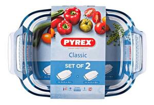 Sada nádob na pečení Pyrex Classic Transparentní Sklo (2 pcs)