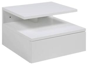 NOČNÍ STOLEK, bílá, 35/22,5/32 cm XXXL, Online Only