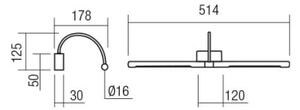 Redo 01-3466 - LED Obrazové svítidlo KENDO LED/11W/230V 51,4 cm CRI 92 bílá