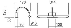Redo 01-3465 - LED Obrazové svítidlo KENDO LED/6W/230V 34,4 cm CRI 92 černá