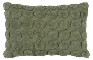 Broste, Polštář obdélníkový Helle 60x40 cm | zelený
