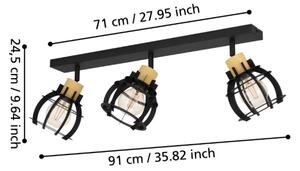 Eglo 43928 - Bodové svítidlo STILLINGTON 3xE27/40W/230V