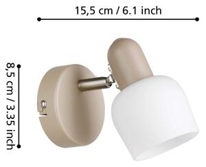 Eglo 900714 - Nástěnné bodové svítidlo CORATO 1xE14/18W/230V
