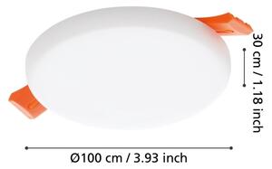 Eglo 900963 - LED Koupelnové podhledové svítidlo RAPITA 5,5W/230V pr. 10 cm IP65