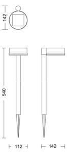 Philips - LED Solární lampa VYNCE LED/1,5W/3,7V 1500 mAh IP44