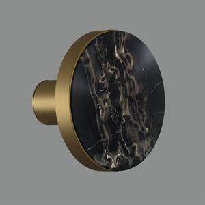 ACB Iluminacion Nástěnné LED svítidlo CHAMALEON, Ø 15cm, 10,5W, CRI90,3000K Disk: Černý mramor