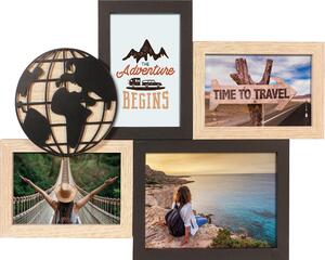 RÁM NA OBRAZOVÉ KOLÁŽE, 4 foto 13 cm x 18 cm - Fotorámečky na více fotek, Online Only