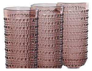 Sada pohárů Home ESPRIT Růžový Sklo 150 ml (6 kusů)