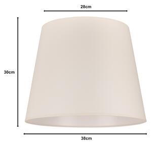 Duolla - Stínidlo k stojací lampě CLASSIC L E27 pr. 38 cm krémová