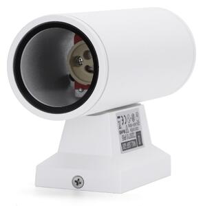 Aigostar - Venkovní nástěnné svítidlo 2xGU10/230V bílá IP65 kulatý