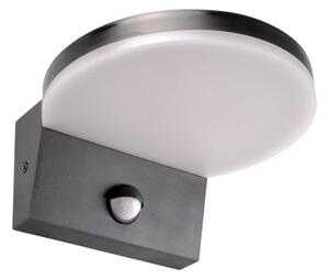 LED Venkovní nástěnné svítidlo se senzorem TESA LED/10W/230V IP54 černá