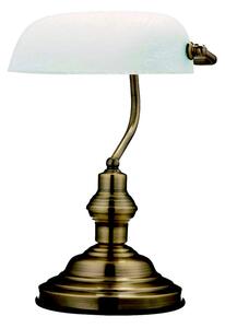 GLOBO Stolní lampa ANTIQUE, 1xE27, 60W, 36cm, bílá 2492