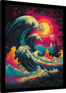 Obraz na zeď - Wave Collection - Neon Whirlpool