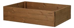 ATMOWOOD Vyvýšený záhon Thermowood 140 × 80 × 35 cm hnědý