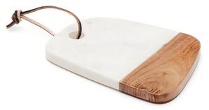 Dřevěné servírovací prkénko Kave Home Macy 21 x 16 cm