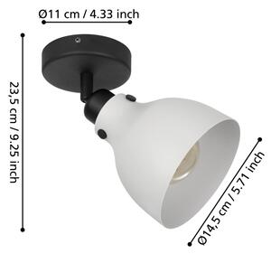 Eglo 43827 - Bodové svítidlo MATLOCK 1xE27/40W/230V