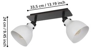 Eglo 43828 - Bodové svítidlo MATLOCK 2xE27/40W/230V