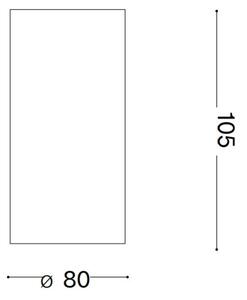 Ideal Lux - LED Bodové svítidlo NITRO LED/10W/230V pr. 8 cm CRI 90 bílá
