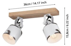 Eglo 43922 - Bodové svítidlo KILBURN 2xE27/40W/230V
