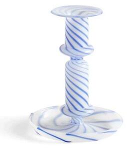 HAY - Flare Stripe Svícen Milk Medium Blue