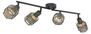 Lindby - Eudoria 4 Stropní Lampa Black/Gold