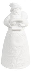 Porcelánová vánoční dekorace s LED světýlky Santa Claus I – 9x19 cm