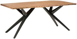 JÍDELNÍ STŮL, akácie, černá, barvy vlašských ořechů, 180/90/76 cm P & B - Online Only jídelní stoly, Online Only