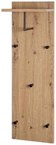 ŠATNÍ PANEL, černá, barvy dubu, 30/100/20 cm - Šatní panely, Online Only