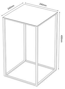 Stojan na květiny 40x24 cm černá