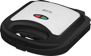 Sendvičovač ECG S 3172, 750W, nerez/černý