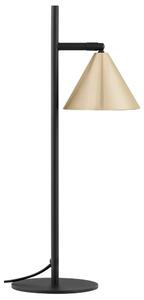 Nova Luce Zlatá kovová stolní lampa Conico
