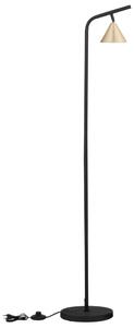 Nova Luce Zlatá kovová stojací lampa Conico 135 cm
