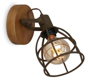 Briloner 2670-014 - Nástěnné bodové svítidlo RETRO 1xE27/25W/230V hnědá