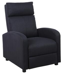 Velaco Rozkládací relaxační křeslo JAVA, černé