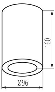 Kanlux 36644 - Koupelnové bodové svítidlo AQILO 1xE27/20W/230V IP65 bílá