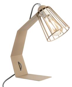 Stolní lampa NANDO 1xE27/15W/230V béžová