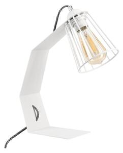 Stolní lampa NANDO 1xE27/15W/230V bílá