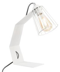 Stolní lampa NANDO 1xE27/15W/230V bílá