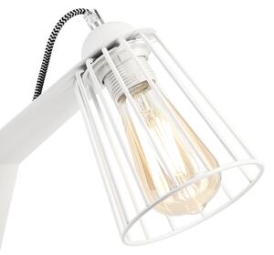 Stolní lampa NANDO 1xE27/15W/230V bílá