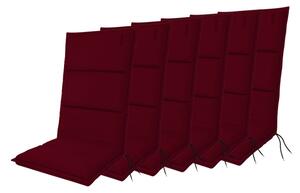 Doppler CITY 4413, vysoký polstr na křesla a židle, 119x48x6 cm, 6 ks