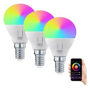 Immax NEO - SADA 3xLED RGB+CCT Stm. žárovka E14/6W/230V 2700-6500K Wi-Fi Tuya