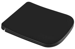 Kielle WC sedátko, Softclose, EasyLock, Slim, matná černá 30401044