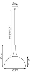 Lustr na lanku NAUTICA 1xGX53/12W/230V černá